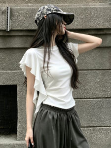 ZHILU | New Design Elegance Fitted Short T-Shirt For Women Summer