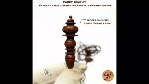 Paket Komplit Kepala Tasbih + Pembatas Tasbih + Benang Tasbih  + Bandul Tasbih kualitas premium