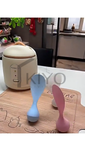 KIYO Centong Nasi Bisa Berdiri Tidak Jatuh Anti Lengkat Nasi Tahan Panas Tebal Sodok Penanak Nasi Alat Saji Rumah Tangga