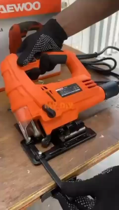 DAEWOO Jigsaw Machine 65mm 600w DAJS600A 6 Speed Control Bevel Angle 45 Degree Free 2pcs Blade