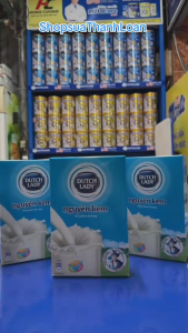 (MẪU MỚI) Sữa Bột Nguyên Kem Cô gái Hà Lan Hộp Giấy 400g.