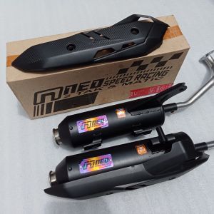 Knalpot Standar Racing Moncong Kenochi Vario Beat Mio Genio Scoopy Aerox NMAX Spin Suara Ngebas Adem
