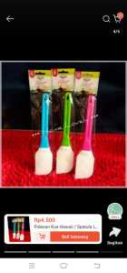 Polesan Kue Hawaii / Spatula Lentur Elastis Poles Kue Velvet