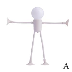 Versatile Small Humanoid Night Lights Changeable Shape Creative Fun Sportsman Table Lamps Button Battery Desk Lamps Ornament