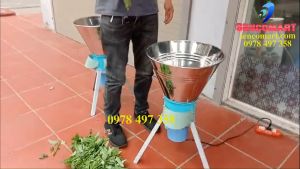 Máy xắt rau lục bình xắt bèo tây cho gà