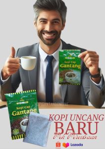 Kopi Uncang Kopi Cap Gantang Uncang Baru Pek Percubaan