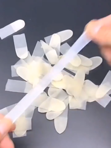 100PCS Sarung Tangan Jari Latex / Anti Static Finger Cots / Pelindung Jari Sekali Pakai