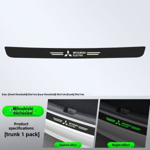 Mitsubishi New Cool ASX Outlander Eclipse Cross Wing God Car Luminous Threshold Bar Anti-Stepping Sticker Scratch Proof Protection Anti-Collision
