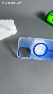 HOWESION เคสโทรศัพท์สำหรับผิวด้านไล่ระดับสีสำหรับ iPhone 16 Pro Max /15 14 13 Pro Max โปร่งแสงป้องกันการเคสกันลายนิ้วมือเคสป้องกันการกระแทก