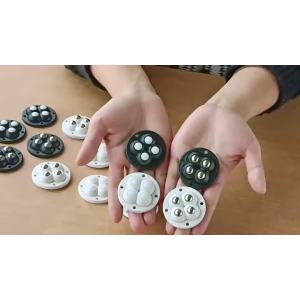 Set 4 / 8 / 12 Ròng Rọc Bánh Xe Di Động Bằng Thép Không Gỉ Không Đục Lỗ Thông Dụng Cho Đồ Nội Thất BAUHO