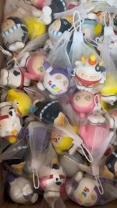 4 pcs Cute Stress Relieving Toys for kid Cartoon Hand Pinch Toy Squeeze Ball Toy For Adults Random Color