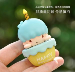Miniatur Happy Brithday Sanrio / Hiasan Cinnamoroll / Pajangan Kuromi LTS / Hiasan Kue Sanrio Happy Brithday Melody