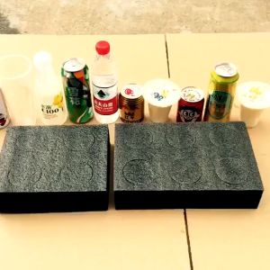 non - slip foam cup holder tray coaster for beverages