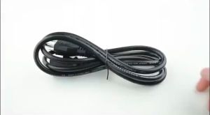 Power Cord 220V / AC CPU Power Cord US Plug 3 Pin for PC Computer Printer Monitor and XBOX 360 1.5 Meter Long wire