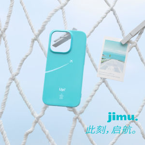 Original JIMU Up! Qingyunzhi Couples Phone Case Philin Light Green Simple Design Compatible with Apple iPhone 17 16 pro Max Huawei Mate 70 Pura Xiaomi Vivo Honor Oppo
