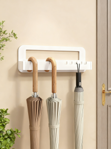 Modern Simplicity Metal Umbrella Stand Home Entrance Long Handle Umbrella Rack Waterproof Suitable for Indoor Doorway Placement