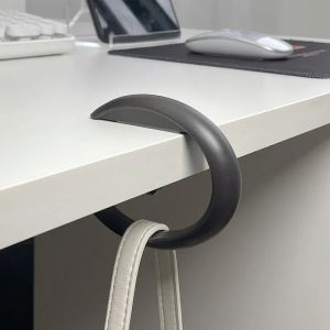 Portable Bag Hook Hanger Foldable Holders Table Office Decor Plastic Desk Side Hook Use Handbag Travel Bag Organizer Hook Holder
