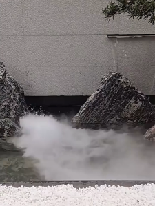 เครื่องทำหมอก อัลตร้าโซนิค เครื่องพ่นหมอกอัลตร้าโซนิค 2/4/6/10 หัวฉีด 400W 10L/H（เครื่องจ่ายไฟแบบกันน้ำ）+ ทุ่นน้ำแ เหมาะสำหรับใช้ในสระน้ำสวนและหิน การทำความชื้นในผักและผลไม้