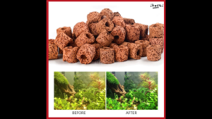ITOSHI Breathing Ceramic Ring 1KG Nano Red Bio Ring Biological Aquarium Filter Media Bacteria House
