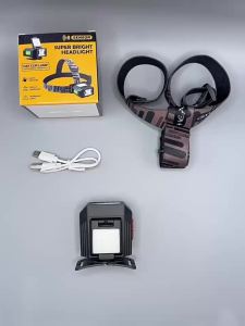 Đèn Pha Cảm Biến Đa Chức Năng Ngoài Trời Có Thể Sạc Lại Đèn LED Cường Độ Cao Dành Riêng Cho Câu Cá Tuổi Thọ Pin Dài Đèn Pin Phòng Thủ
