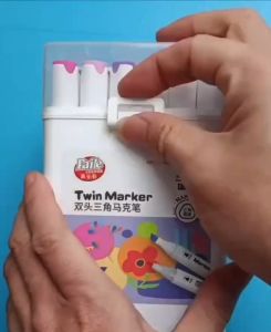 JLT 2 headed marker triangle color markers