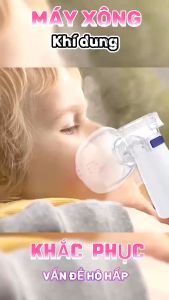 (HỏaTốc1h) Máy xông khí dung cho bé Nebulizer máy xông mũi họng cầm tay mini phun khí dung