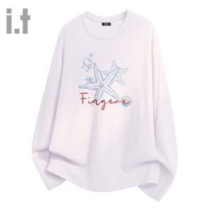 FINGERCROXX | Round Neck Long Sleeve Women T-Shirt for Layering and Fall Wear