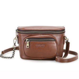 Liên lạc của da thật sling Túi Đeo Vai dành cho nữ thiết kế sang trọng Túi đeo chéo túi điện thoại Túi nữ thời trang túi xách