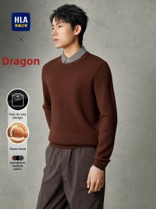 HLA | Fleece Lined Pseudo Two-Piece Sweater