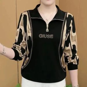 QIAOXIZI | Youthful Loose Fit Plus Size Concealing Hoodie