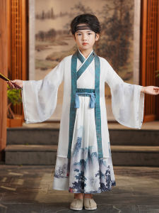 New Chinese Style Childrens Tang Suit Boys Hanfu Performance Clothes Autumn Spring Seasonal Traditional National School Outfit