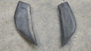 PROTON EXORA EYELID HEADLAMP EYE LID HEADLAMP COVER BROW COVER MATERIAL PUR WITHOUT PAINT