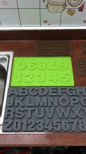 Khuôn Chữ Số Silicone Dẻo Làm Socola Bánh Quy Bánh Nướng Rau Câu Trang Trí Bánh Sinh Nhật Bánh Gato