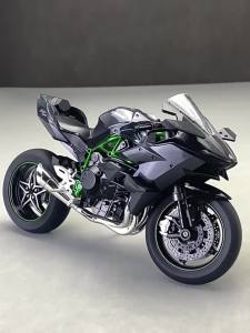 1:9 Kawasaki H2R R1250 GS Motorcycle Model Toy Diecast Metal Free Steering Motorbike Collection Models Display Ornament Gifts