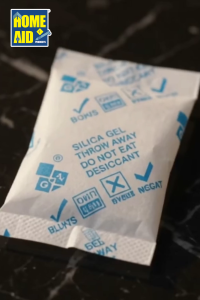 HOMEAID Silica Gel 10g/15 pcs Desiccant Pack - Moisture Absorber - 1 Pack - For Electronics and Food Storage