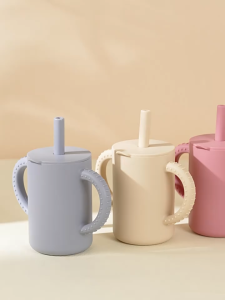 SKISOPGO 180ML Baby Training Cup with Straw Sippy Cup Toddler Free BPA Baby Bottle Baby Drinking Cup