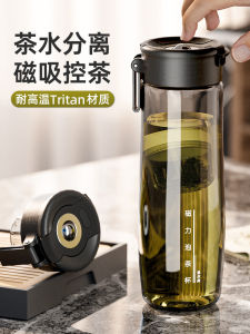 Cốc Trà Dung Tích Lớn Chịu Nhiệt Độ Cao Cốc Đựng Trà Cầm Tay Cho Nam Cốc Đựng Nước Cách Ly Trà Cốc Nhựa Tritan Cốc Đựng Nước Di Động