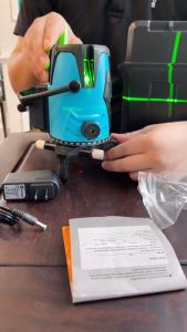 MANSOON 5 Lines Adjustable Laser Level 360° Rotary Cross Auto Measuring Self Leveling Measuring Tool Indoor & Outdoor