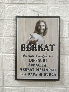 Hiasan dinding rohani"Berkat Rumah"