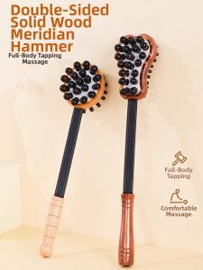 Handheld Hammer Massage Tool Fitness Back Shoulder Neck Kneading Percussion Therapeutic Massager Fitness Health Care Equipment
