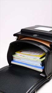 Cặp sách Balo chống gù Nhật Randoseru Kids Ami - Pelican Pokke màu Xanh ba lô