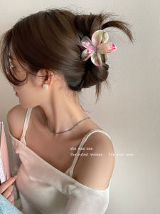 ติ่งผมย้อมสีดอกไม้จากไข่ หนีบผม