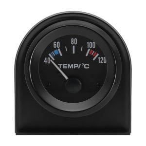 Vehicle Meter 12V Automobile Car Gauge 2" 52mm Water Temp Oil Temp Oil Press Fuel Voltage Oil Pressure Meter PSI Black Shell