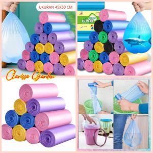 100 PCS PLASTIK SAMPAH SERBAGUNA UKURAN 45 X 50
