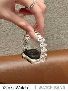 iSeriseWatch | Starry Luxury Pearl Studded Metal Watch Band for iWatch