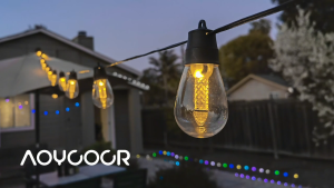 42/85FT S14 LED String Lights Bulb Commercial Grade IP65 Waterproof Outdoor LED String Lights 2700K Dimmable Commercial Grade Patio Lights for Garden Porch Deck Decor