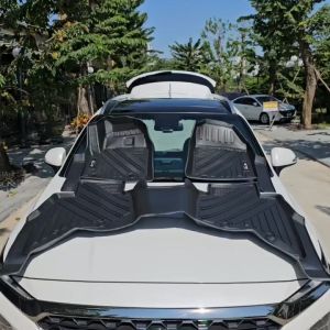 ISUZU DMAX 2021+:  Thảm lót sàn ô tô MAXXCAR nhựa TPE 5D đúc nguyên khối cao cấp.