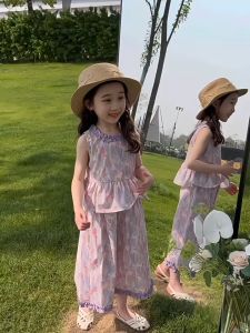 Hania kids🔥พร้อมส่ง🔥ชุดเดรสแขนยาวลายดอกไม้สไตล์เกาหลี ชุดเดรสสำหรับเด็ก พร้อมส่งในไทย-K4125188