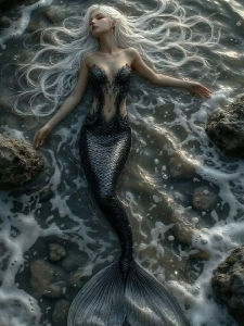 Kayou | 500/1000/1200/2000PCS Jigsaw Puzzles Woman Sea Mermaid Scenery Family Activity Games for Gameroom Bedroom Home Decor Gift