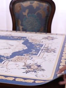 Taplak Meja Bulat Kulit Anti Air/Alas Meja Bulat Tanpa Cuci/Taplak Meja Makan Bundar Anti Air Tahan Minyak Anti Slip Tahan Panas/Alas Meja/Taplak Meja/Taplak Meja Tamu/Taplak Meja Makan/Taplak Meja Makan Anti Air/Taplak Meja Bulat Aesthetic